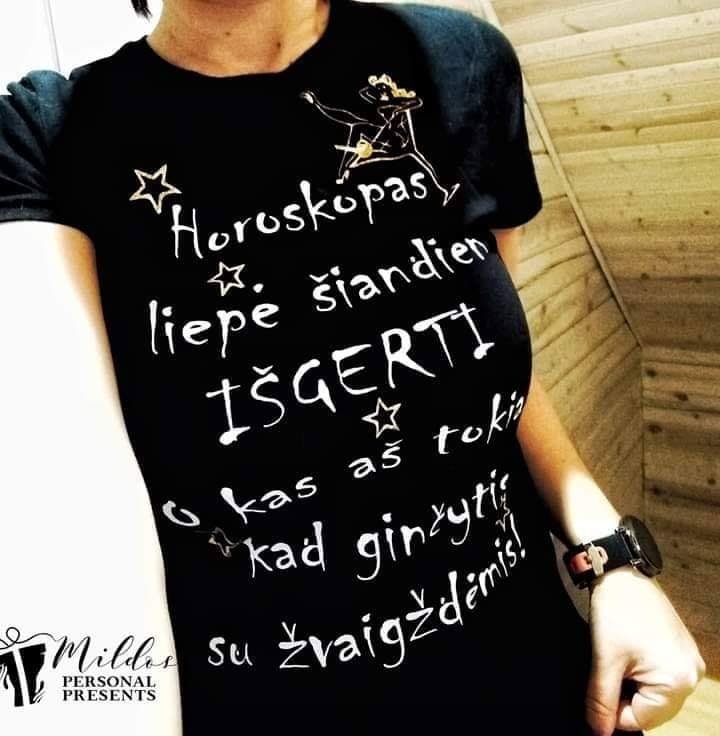 87850148_1407064609463521_1716249346430730240_n.jpg Marškinėliai "Horoskopas" - Image 1
