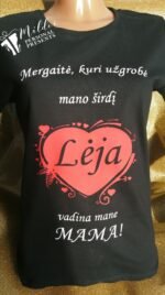 Marškinėliai "Užgrobė mano širdį" - Image 2