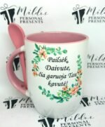 Puodelis "Pailsėk, garuoja Tau kavutė" - Image 7