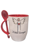 Puodelis "Krikšto mamytei"