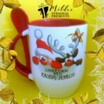 Puodelis "Linkėjimai nuo Kalėdų senelio"