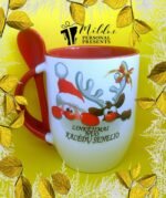 Puodelis "Linkėjimai nuo Kalėdų senelio"