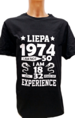 Marškinėliai "Experience (anglų k.)"