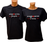 Marškinėliai "Myliu savo žmoną/vyrą (su vardais)"