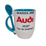 Puodelis "Visi svajoja apie Audi"