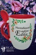 Puodelis "Nuostabiausia auklytė (su vardu)" - Image 2