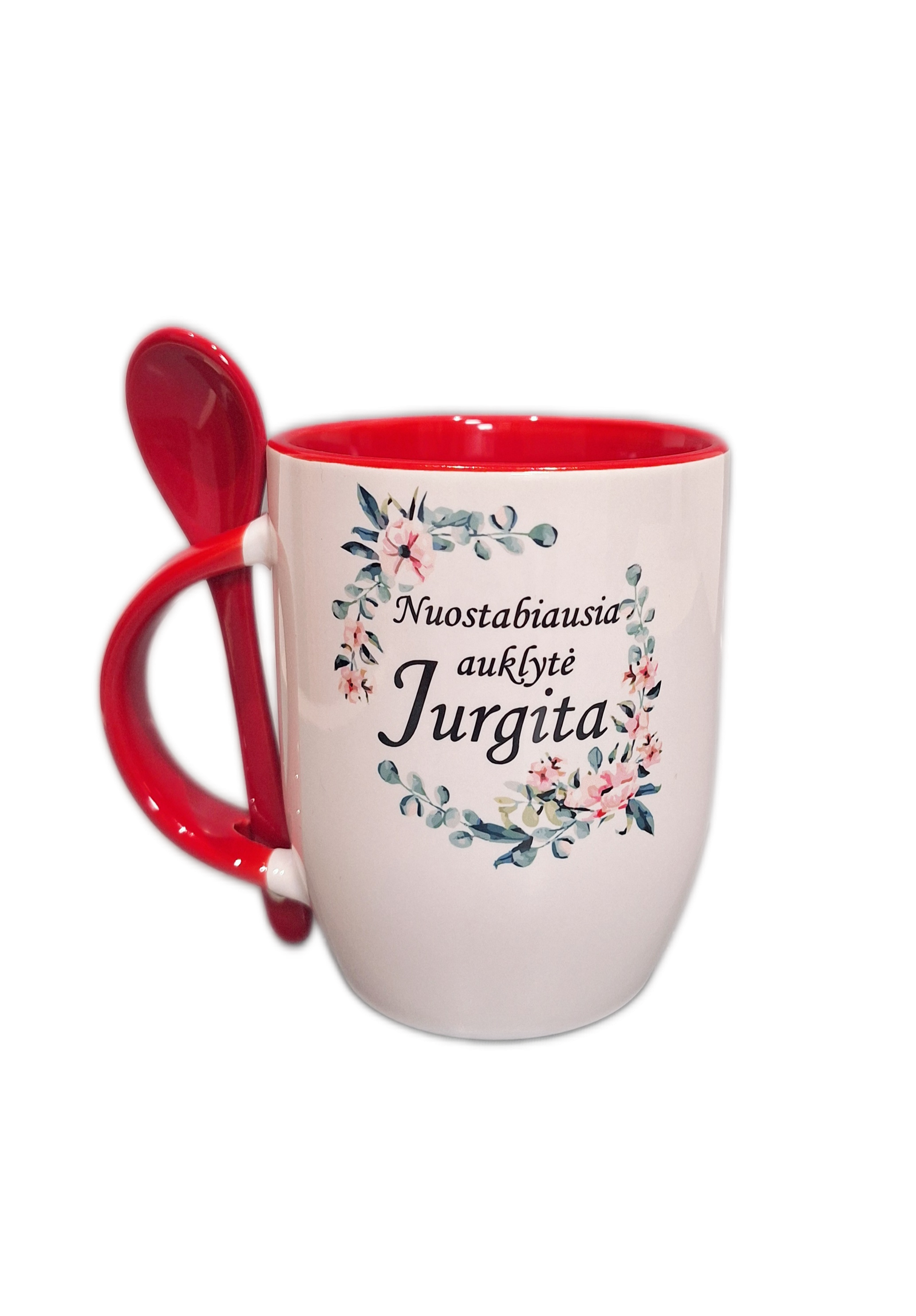 auklytepuod.png Puodelis "Nuostabiausia auklytė (su vardu)" - Image 1