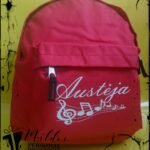 Vaikiška kuprinė "Muzika (su vardu)"