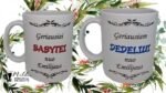 Puodelis "Geriausiai/iam babytei/diedeliui"