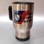 Kelioninis puodelis “Baisiai mandras (BMW)”