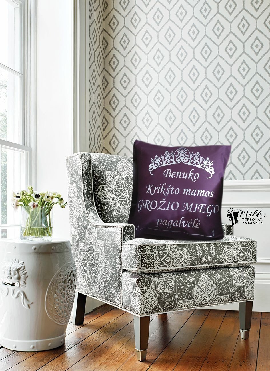 benuko.jpg Pagalvėlė "Krikšto Mamos grožio miego (su vardu)" - Image 1
