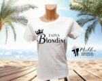 Marškinėliai "Faina blondinė"