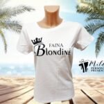 Marškinėliai "Faina blondinė"