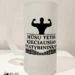 Alaus bokalas "Kiečiausias statybininkas"