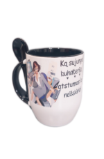 Puodelis "Ką sujungė buhalterija"