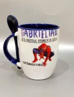 Puodelis "Būk kaip žmogus voras" - Image 2