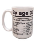 Puodelis milžinas "By age 35 (anglų k.)"