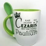 Puodelis "Kaip jaustis Cezariui"