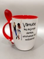 Puodelis "Ką sujungė darbas (su vardu)" - Image 8