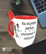 Puodelis "Ką sujungė darbas" - Image 2