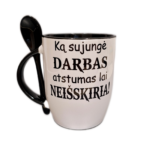 Puodelis "Ką sujungė darbas"