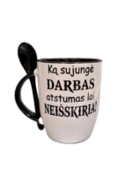 Puodelis "Ką sujungė darbas"