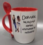 Puodelis "Ką sujungė darbas (su vardu)" - Image 3