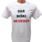 Marškinėliai "Dar biški nevedęs (dvipusiai)"