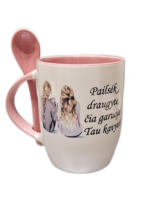 Puodelis "Pailsėk, draugyte1"