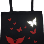 Pirkinių krepšys "Drugeliai (su vardu)"