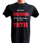 Marškinėliai "Super herojus - Tėtis"