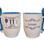 Dvipusis puodelis "Vardinis su metrikais"