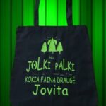 Pirkinių krepšys "Jolki palki faina draugė (su vardu)"