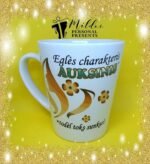 Latte puodelis "Auksinis charakteris" - Image 2