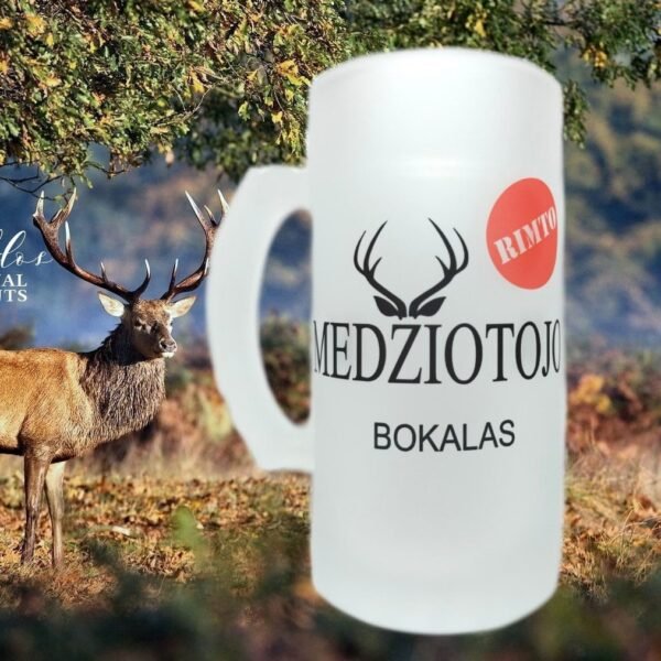 Alaus bokalas "Medžiotojui"