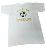 Vaikiški marškinėliai "Futbolas (su vardu)" - Image 2