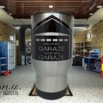 Kelioninis puodelis "Garažas"