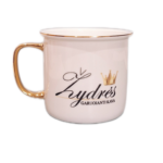 Porcelianinis puodelis “Vardinis (garuojanti kava)”