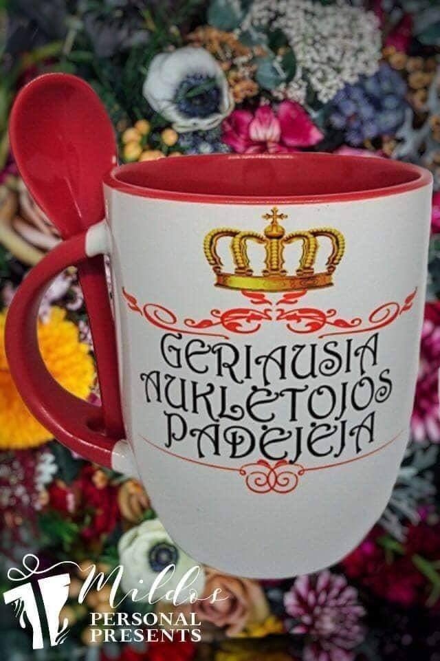geriau.jpg Puodelis "Geriausia auklėtojos padėjėja" - Image 1