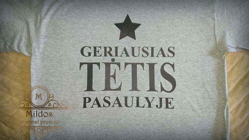 geriaus.jpg Marškinėliai "Geriausias tėtis" - Image 1