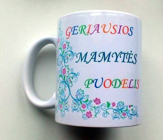 geriausios.jpg Puodelis "Geriausios Mamytės" - Image 1