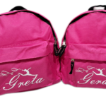 Vaikiška kuprinė "Gimnastė (su vardu)"