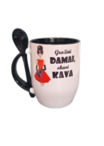 Puodelis "Gražiai damai, skani kava"