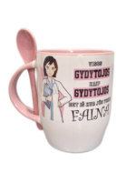 Puodelis "Faina gydytoja (su vardu)"