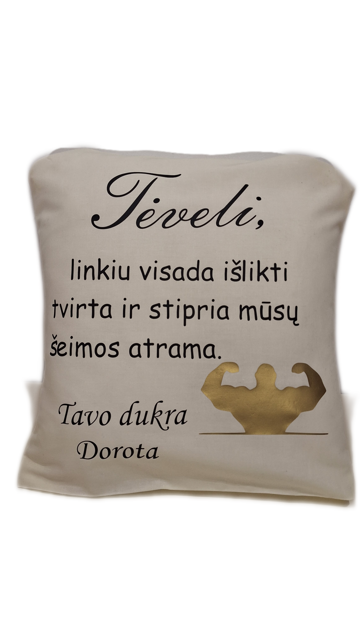 isliksiatramapagal Pagalvėlė "Tėvelis - šeimos atrama" - Image 1