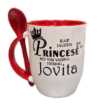 Puodelis "Kaip jaustis princesei"