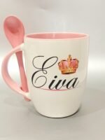 Puodelis "Vardinis (su karūna)" - Image 4