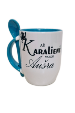 Puodelis "Aš karalienė (su vardu)"