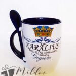 Puodelis "Tik karalius savo gimtadienį švenčia.."