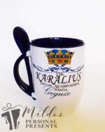 Puodelis "Tik karalius savo gimtadienį švenčia.."